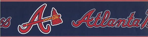 Altanta Braves Wallpaper Border