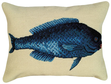 Orvieto 16 x 28 Needlepoint Pillow - Gifted Parrot