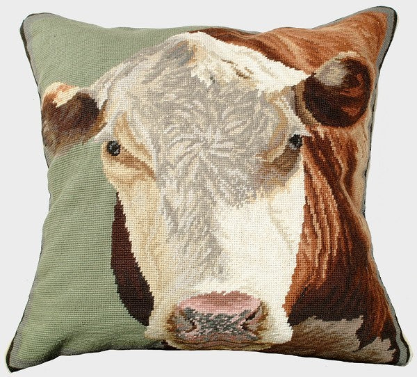 Hereford 20x20 Needlpoint Pillow