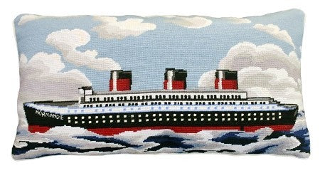 Normandie 15 x 28 Needlepoint Pillow