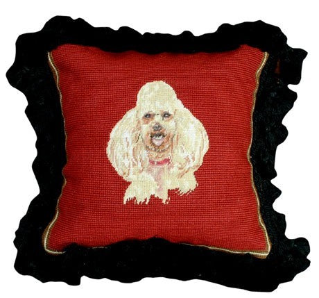 Poodle Decorative Pillow