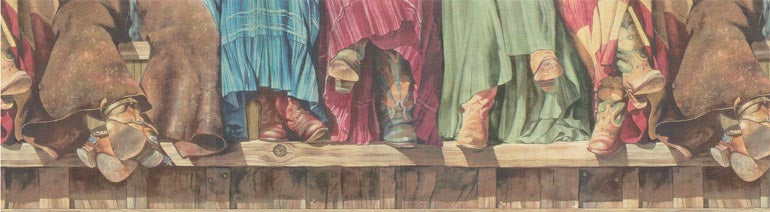 Cowboys Boots 5805161 Wallpaper Border