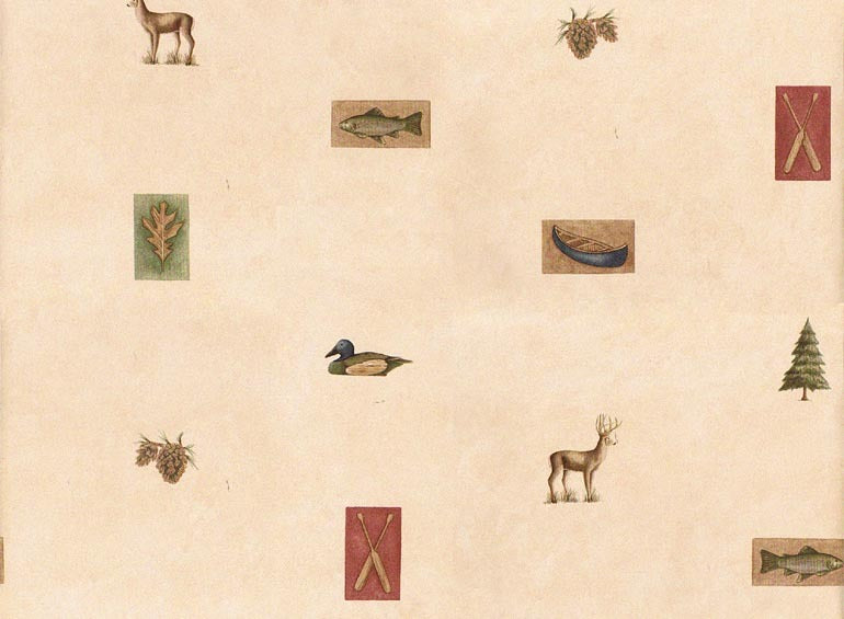 Animals Lodge ACS59082 Wallpaper