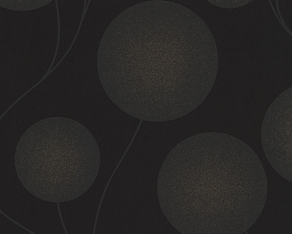 Metallic Black Spot 3 305473 Wallpaper