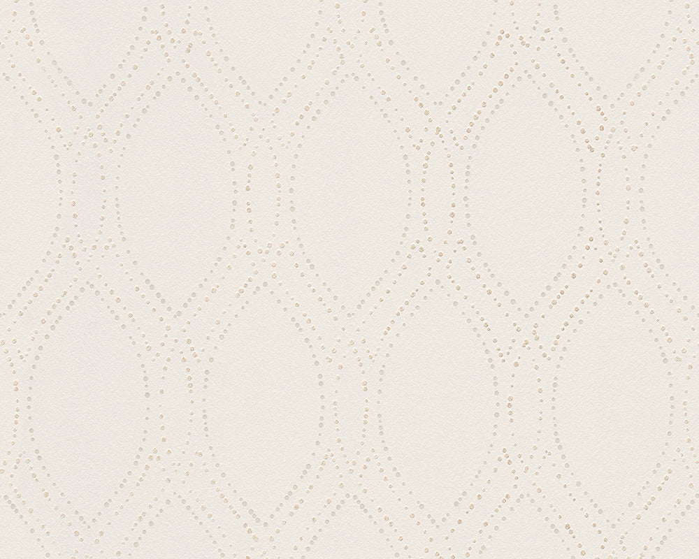 Beige Metallic Spot 3 305991 Wallpaper