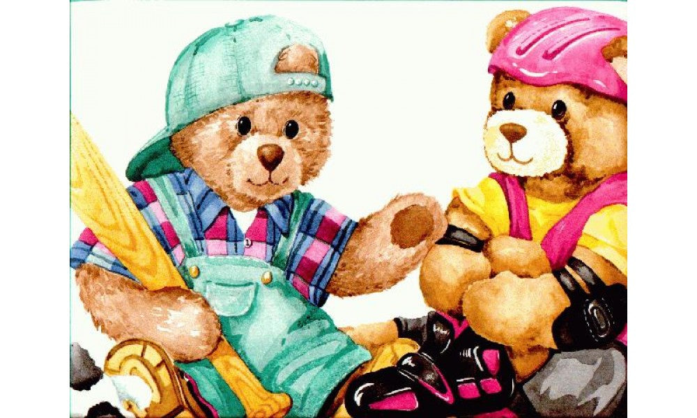 Teddy Bear B4370br Wallpaper Border