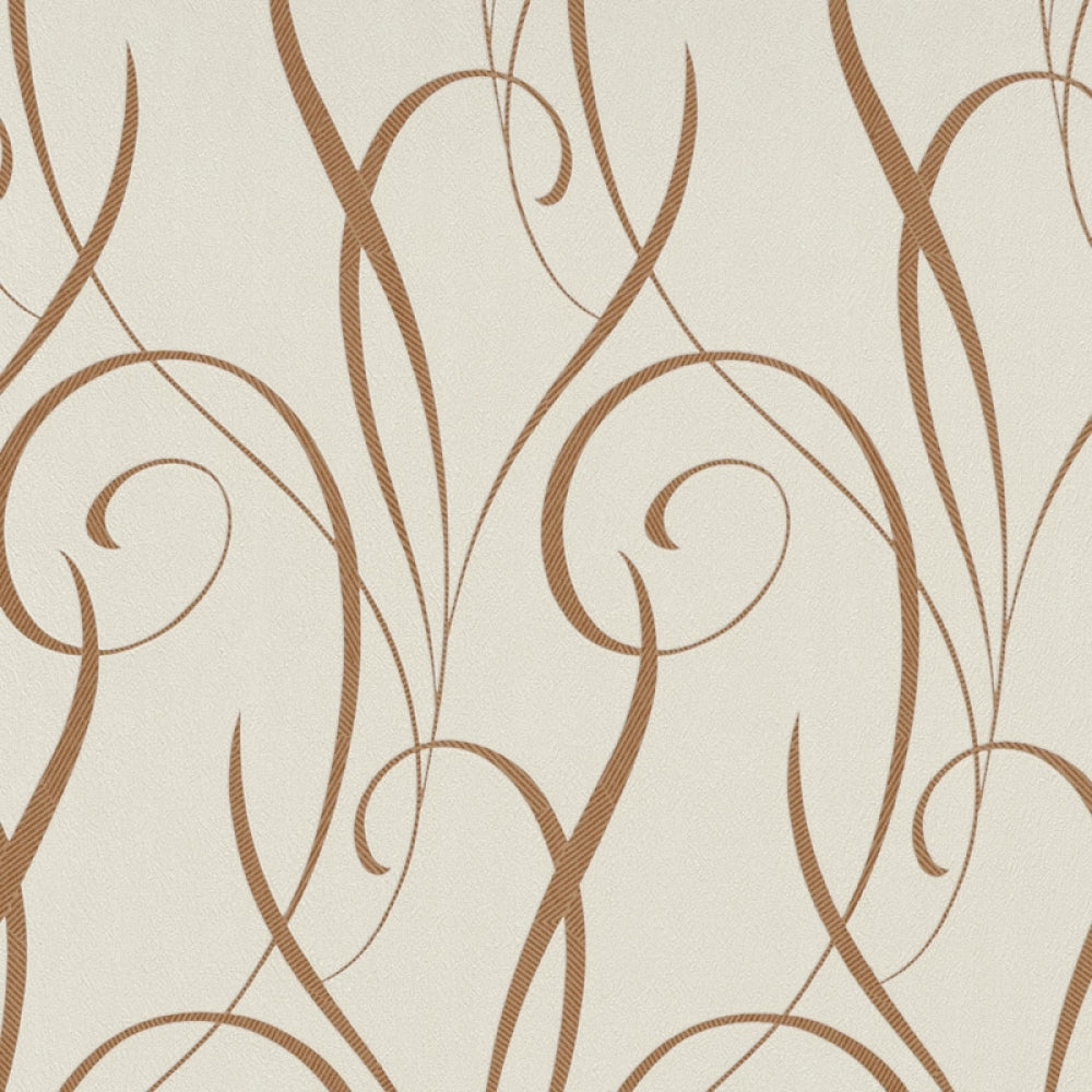 Ornamental Motifs Beige Bronze 5745-02 Wallpaper