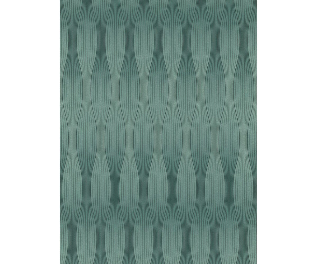 Graphics 3D Illusion Teal 5802-18 Wallpaper