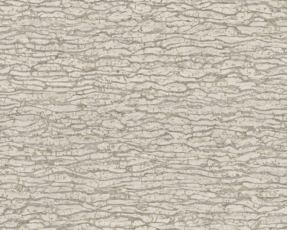 Grey Metallic Dekora Natur 6 911322 Wallpaper