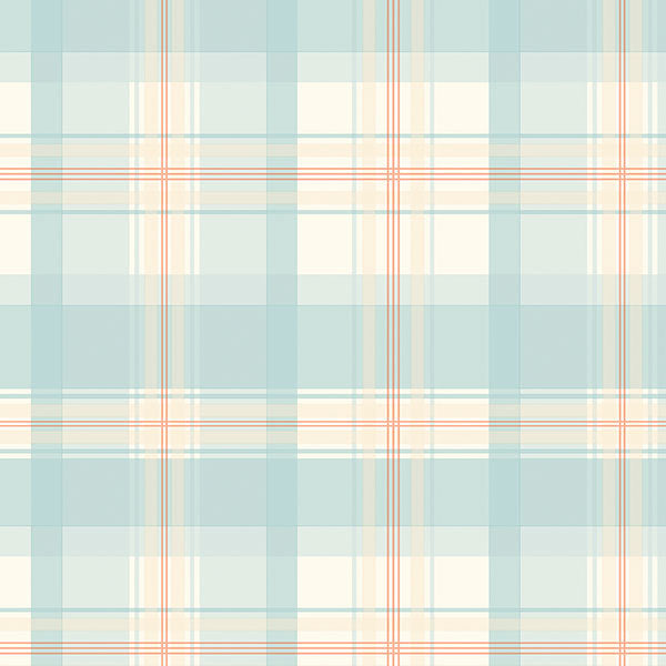 Blue Red Plaid AB27603 Wallpaper