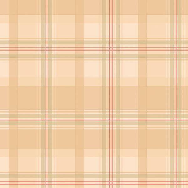 Brown Red Plaid AB27604 Wallpaper