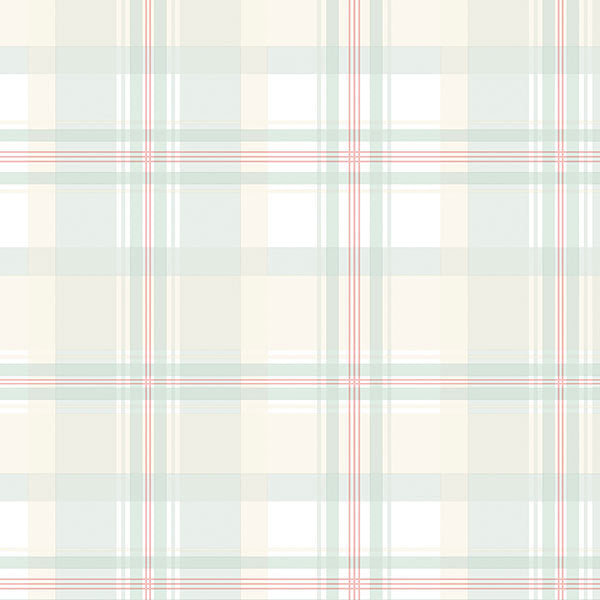 Blue Pink Plaid AB27605 Wallpaper