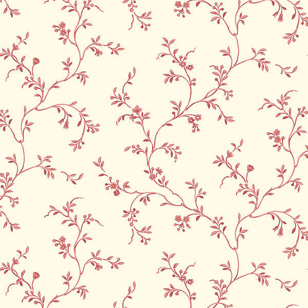 Brown Petite Floral Vine AB27625 Wallpaper