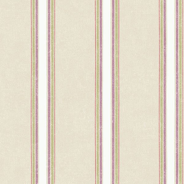 Purple Green Pinstripe AB42412 Wallpaper