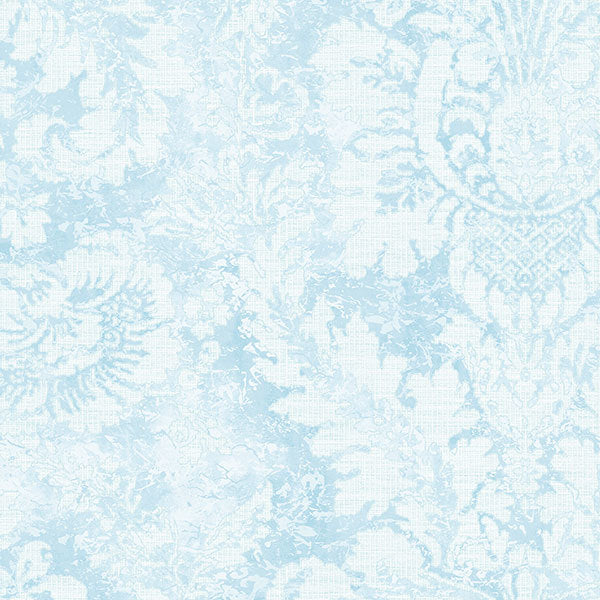 Blue Abby Damask AB42429 Wallpaper