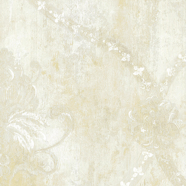 Cream Large Vintage Damask CS27332 Wallpaper