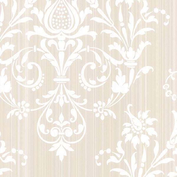 Cream Royal Damask CS27364 Wallpaper