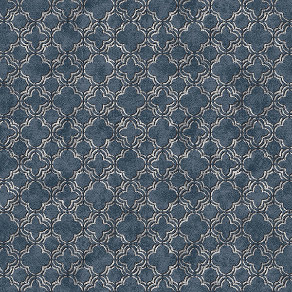 Dark Blue Mini Sandra Damask CS35619 Wallpaper