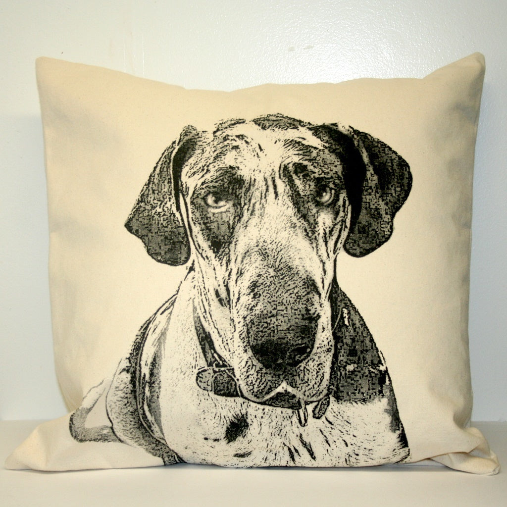 Great Dane Decorative Pillow Large