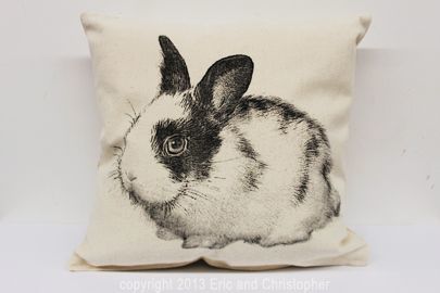 Bunny 3 Decorative Pillow Medium