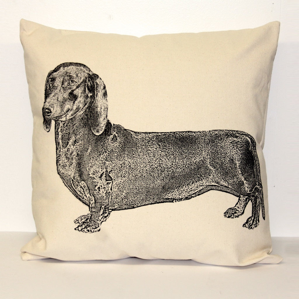 Dachshund Decorative Pillow Large