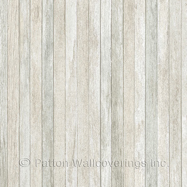 Ivory Wood Panel LL36236 Wallpaper