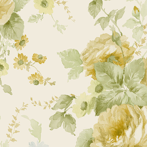 Yellow Floral Bouquet RG35724 Wallpaper