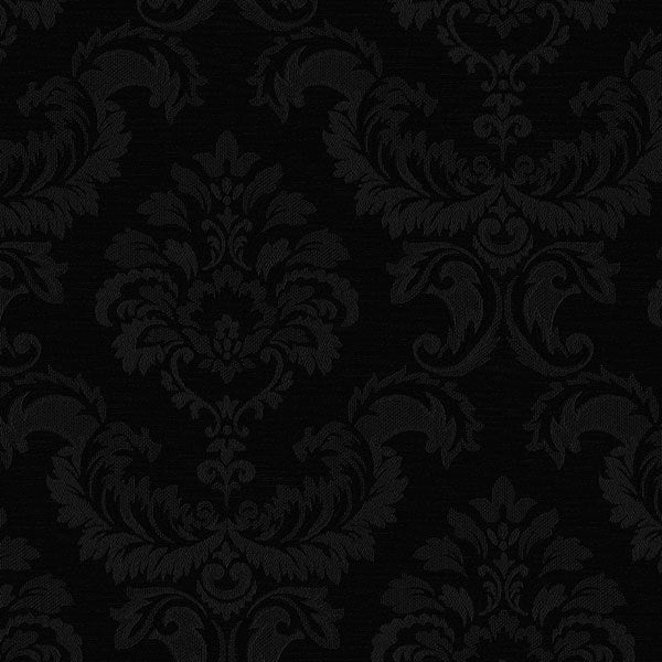 Black Silk Damask SK34750 Wallpaper