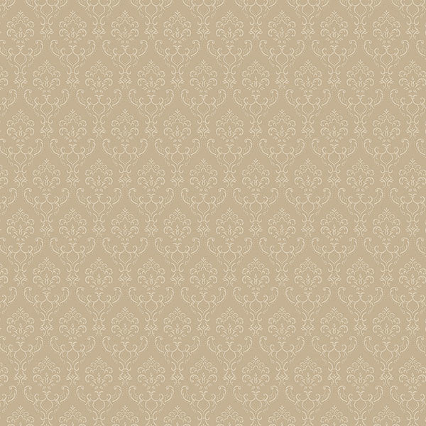 Gold Small Damask SK34757 Wallpaper