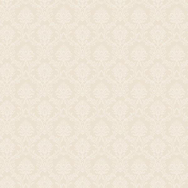 Cream Mini Sandra Damask SL27562 Wallpaper