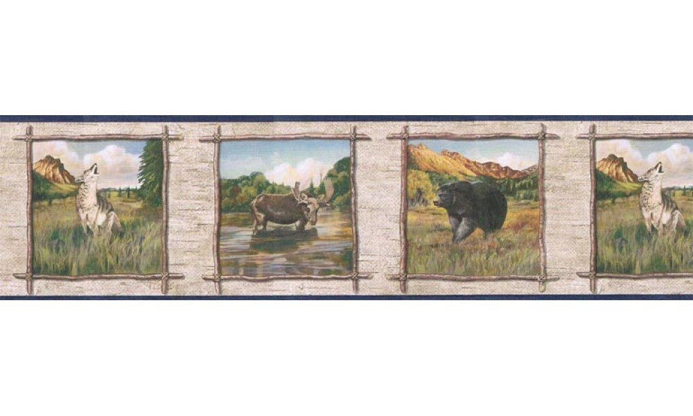 Animals TA39019B Wallpaper Border