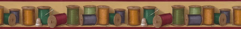 Spool Thread 10035504 Wallpaper Border