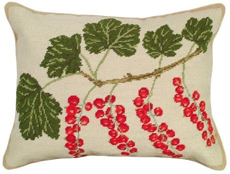 Red Currants Decorative Pillow