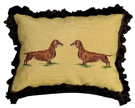 Dachshund Decorative Pillow