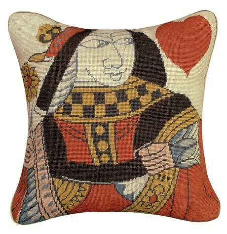 Queen of Hearts Decorative Pillow