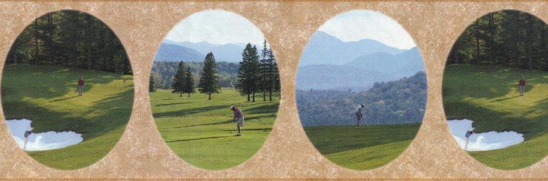 Golf Game 528B29629 Wallpaper Border