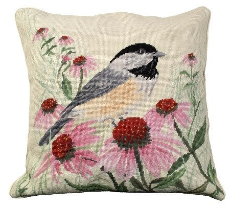 Chickadee Decorative Pillow