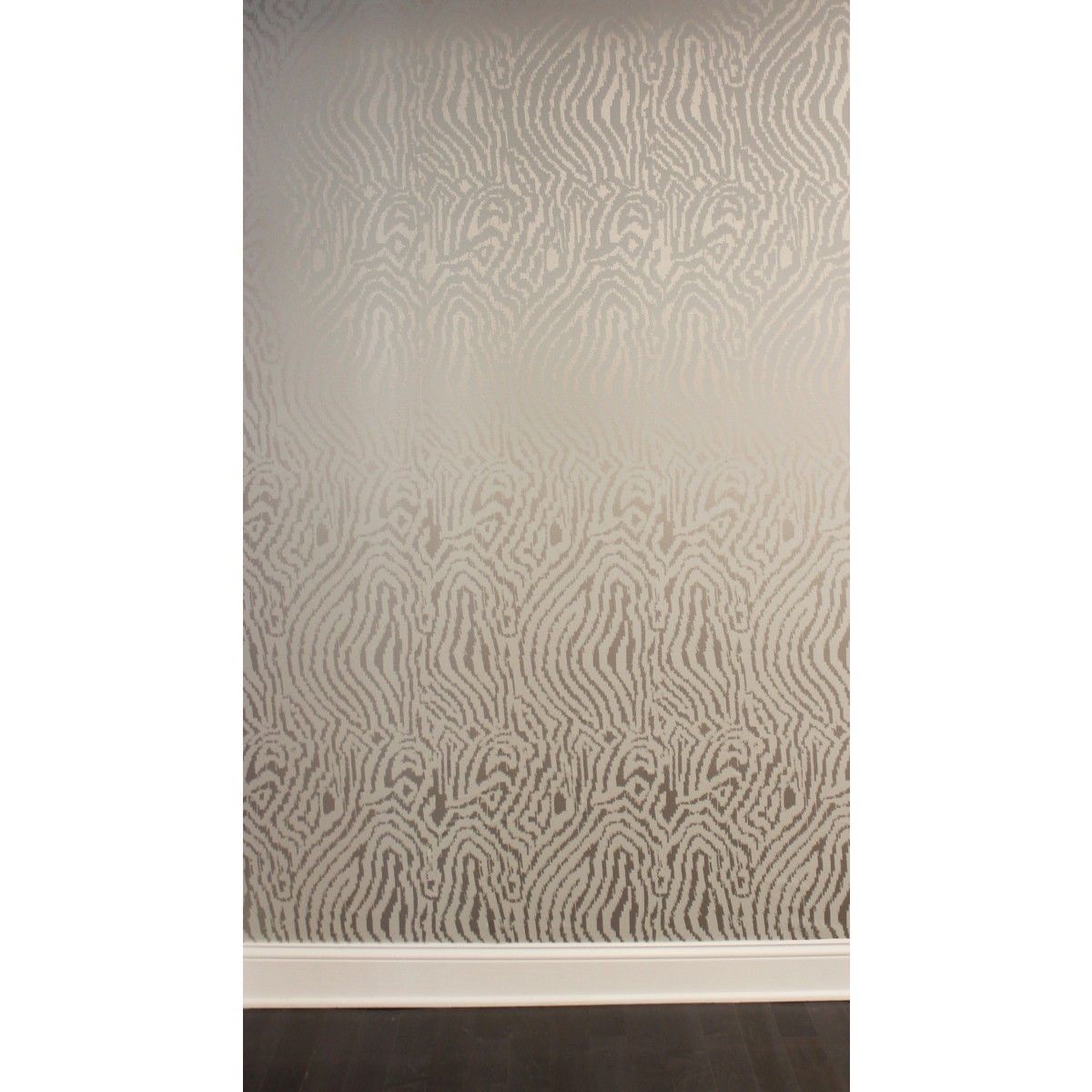 Zebra Silver CR442 Self-Adhesive Wallpaper